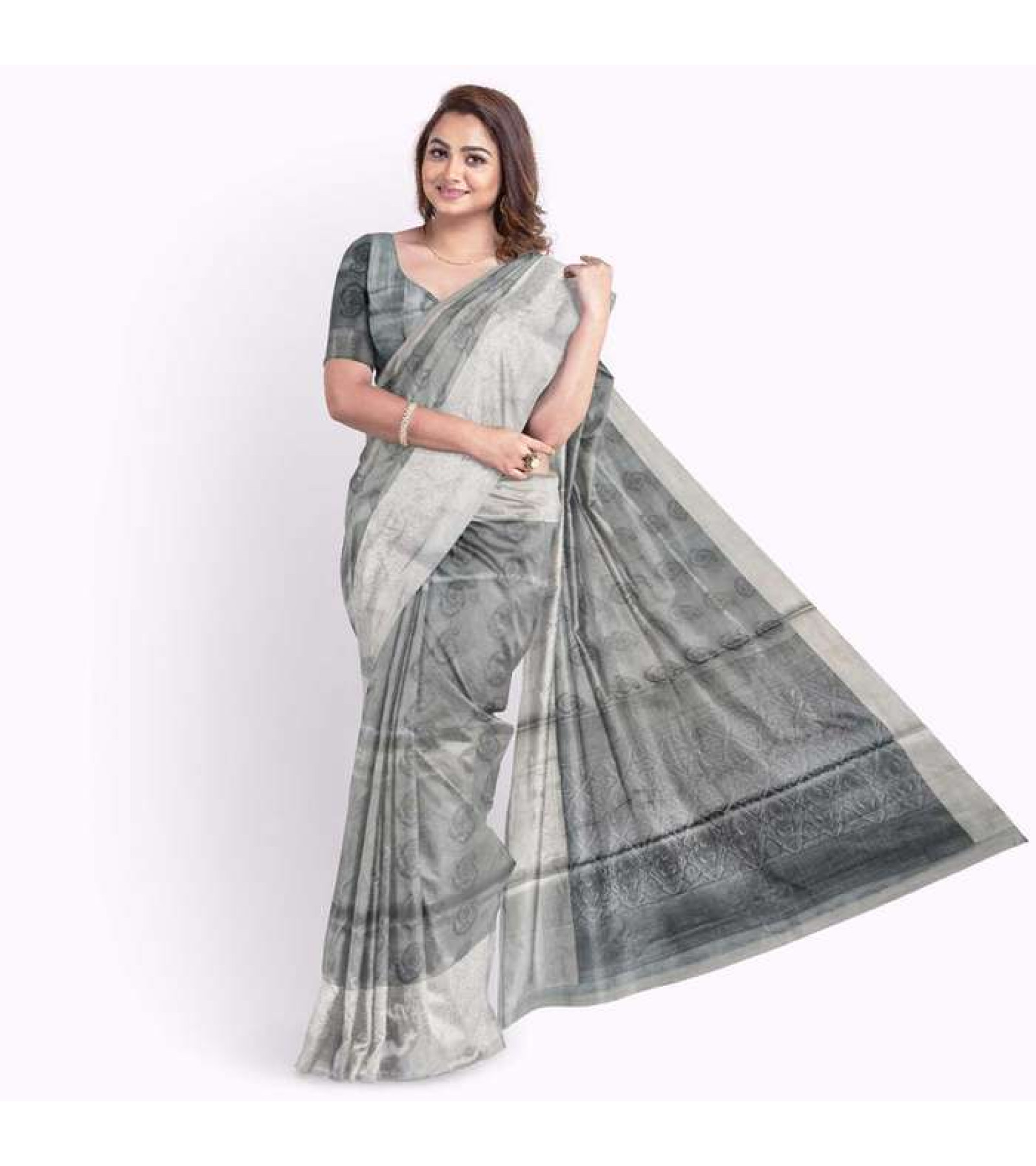 Exclusive  Linen Cotton Weaving Fancy Sarees 